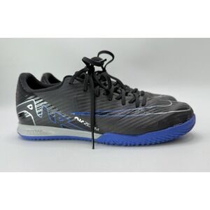 Nike Zoom Mercurial Vapor 15 Academy Black-Chrome-Blue Sz‎ 6 [DJ5633-04] Futsal
